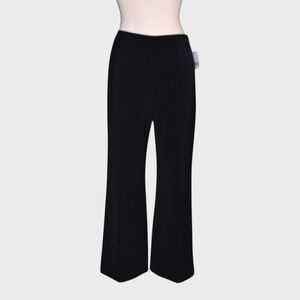 NWT Liz Claiborne Black Lined Trousers Pants